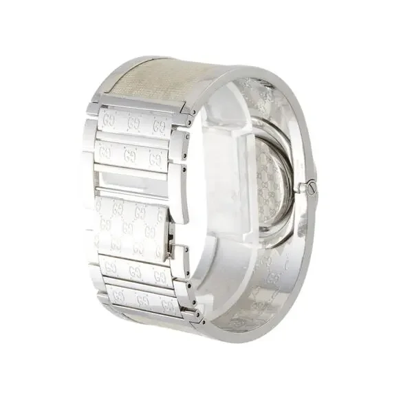 Gucci stainless steel white GG Monogram twirl watch - Picture 4 of 4
